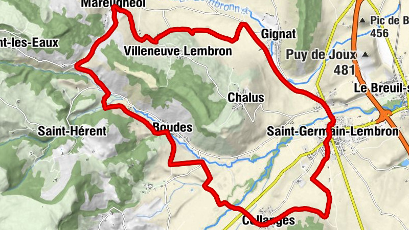 Église Saint-Eutrope - Boudes - Église Sainte-Couronne - Collanges