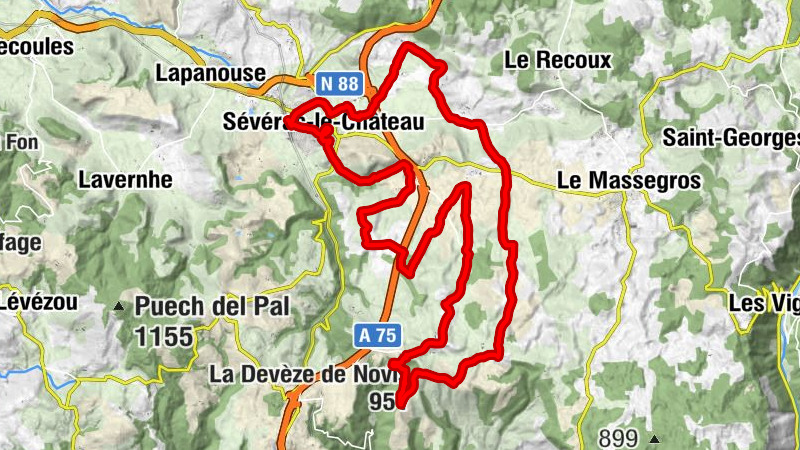 Sévérac-le-Château - Église Saint-Sauveur - La Devèze de Novis - Église Saint-Michel