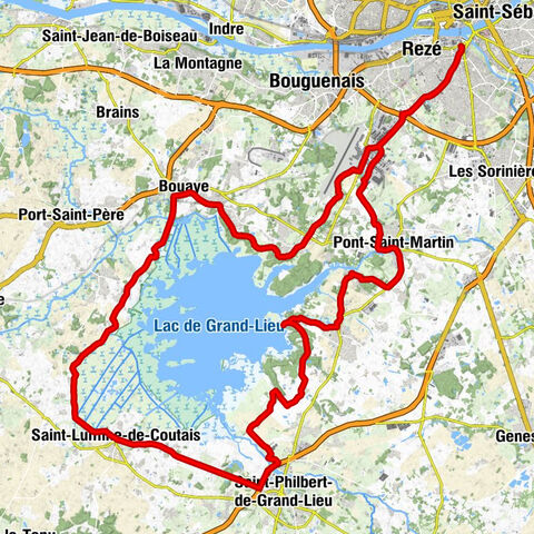 Nantes - Église Saint-Léobin - Église Saint-Aignan - Rezé - Pont-Rousseau