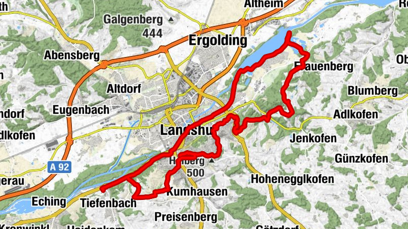 Schloßberg - Kühberg - Annaberg - Carossahöhe