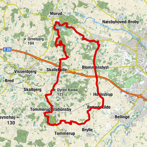 Korup - Langesø Skovkapel - Brændekilde Kirke - Ravnebjerg Kirke