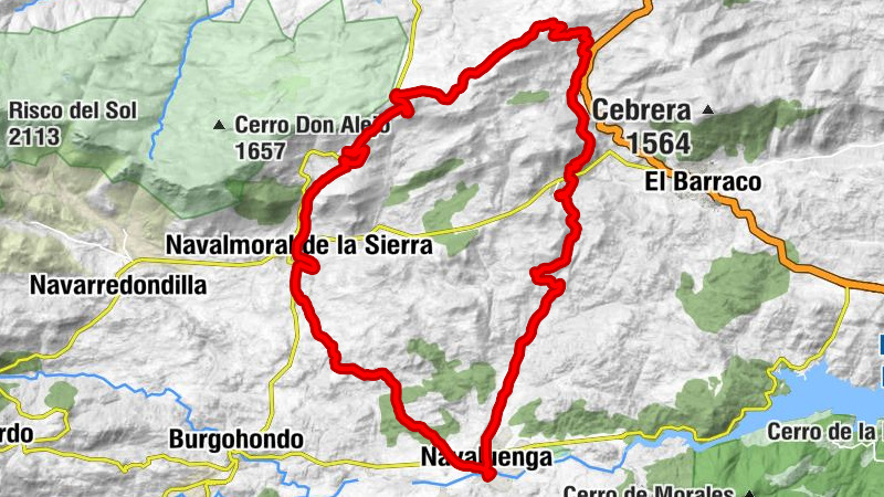 Navapalva - Ermita de San Isidro - Puerto de Navalmoral - La Culebrina