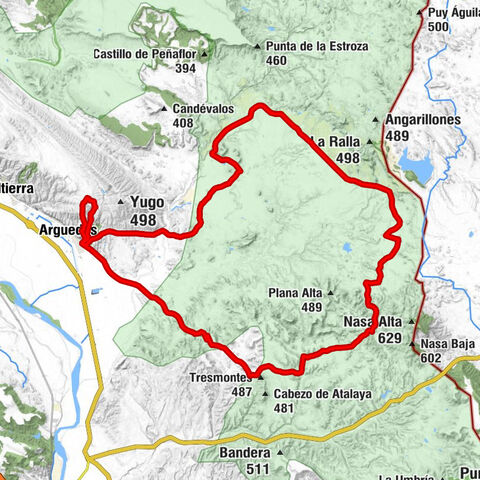 Bardenas Reales de Navarra - Los Portales - Cabezo de la Loma de la Madera - El Común