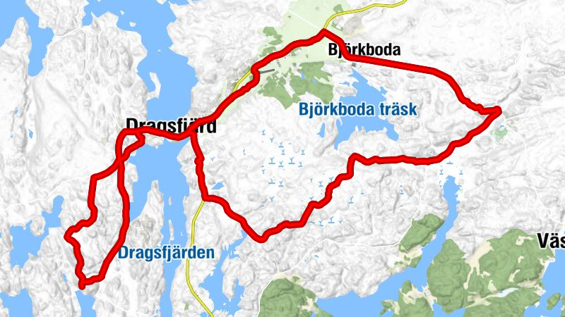 Söderlångvik - Road cafe Yttis - Dragsfjärd - Kimitoön