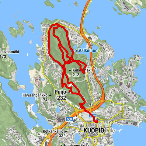 Kuopio - Puijon Maja - Puijo - Puijon torniravintola