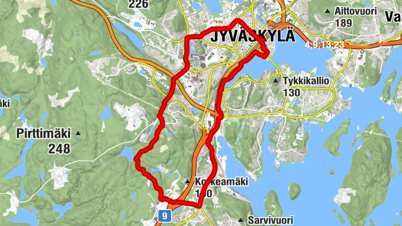 Jyväskylä - Jyväskylän satama - Mattilanniemi