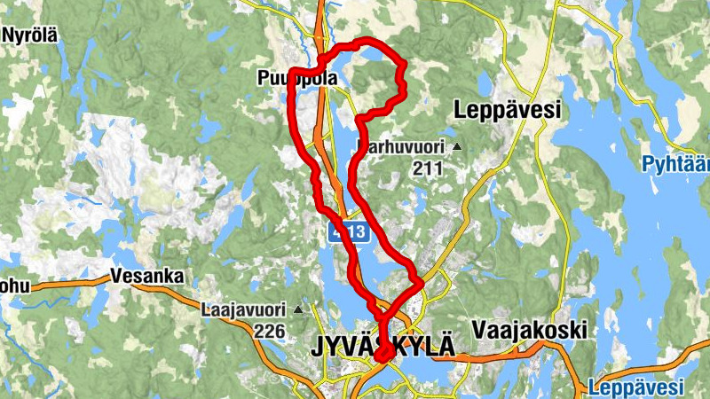 Jyväskylä - Jyväskylän kaupunginkirkko - River Jyväskylä