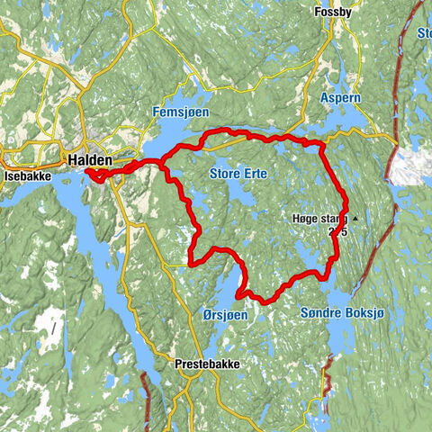 Halden - Elim, Tistedal baptistkirke - Fjell