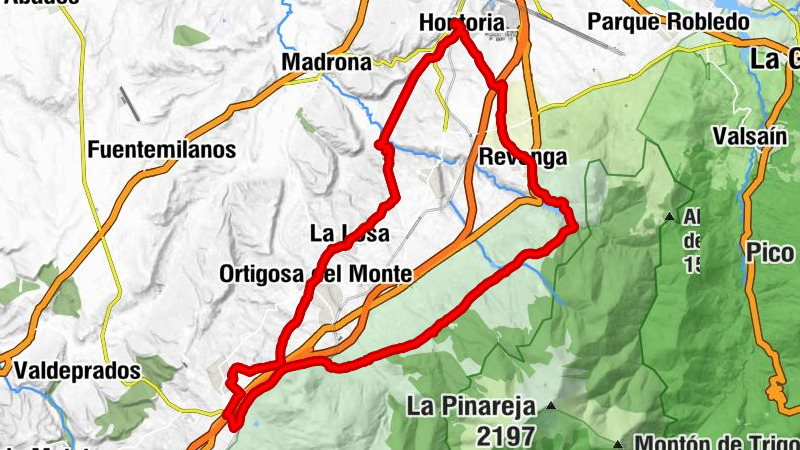 Hontoria - La Losa - Ortigosa del Monte - Otero de Herreros