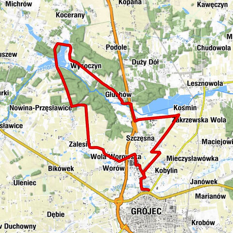 Grójec - Cierniówka - Worów - Kaplica pw. Świętego Macieja Apostoła