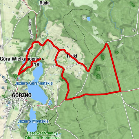 Góra Wielkanocna - Górzno - Fiałki
