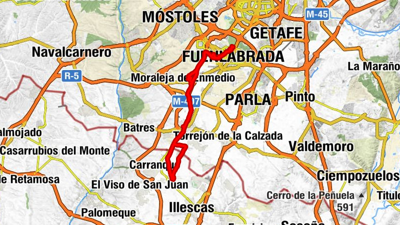 La Serna - Fuenlabrada - Humanes de Madrid - Griñón