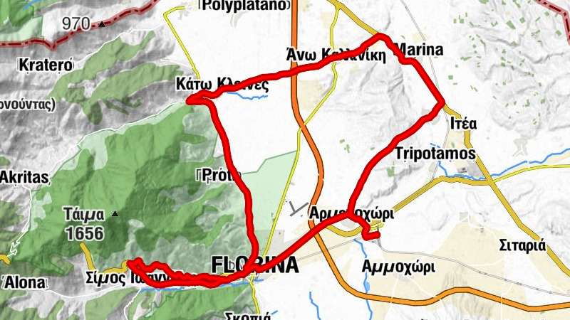Μεσονήσι - Φλώρινα - Αγία Παρασκευή