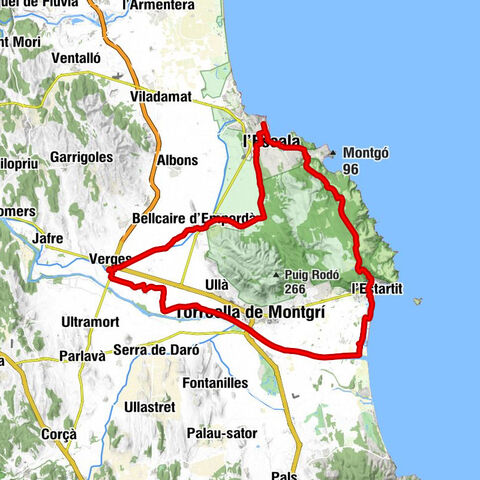 l'Escala - l'Estartit - els Griells - Torroella de Montgrí