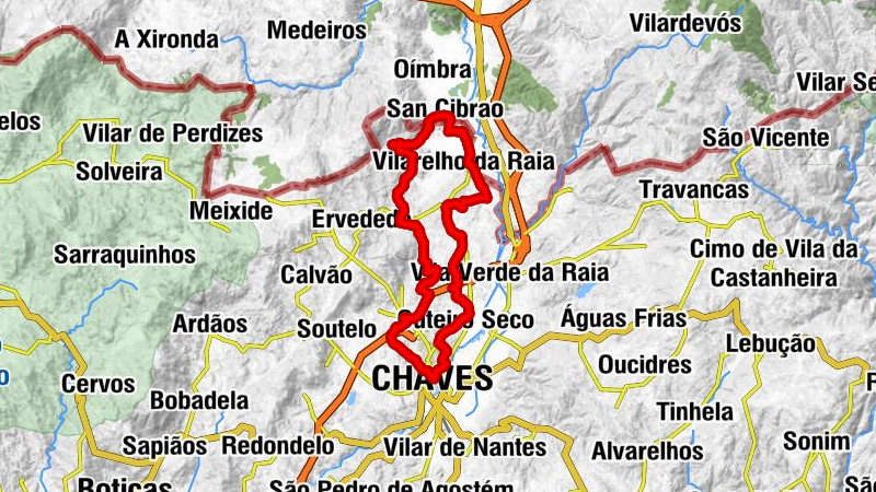 Chaves - Igrexa de Santa Cruz de San Cibrao - Capela de Santa Bárbara - Igreja de São Miguel