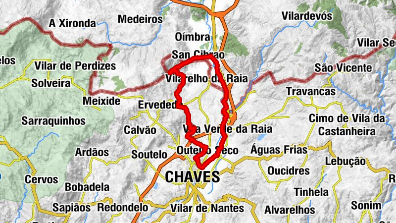 Chaves - Bairro dos Retornados - Igrexa de Santa Cruz de San Cibrao - Outeiro Seco