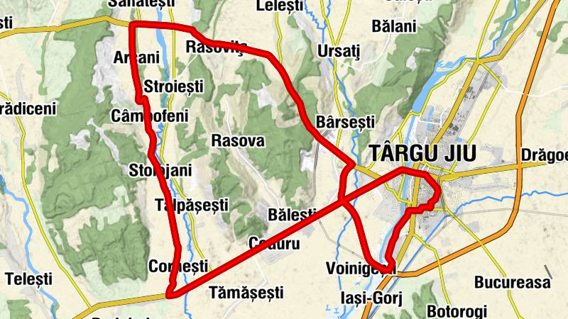 Târgu Jiu - Slobozia - Bălești