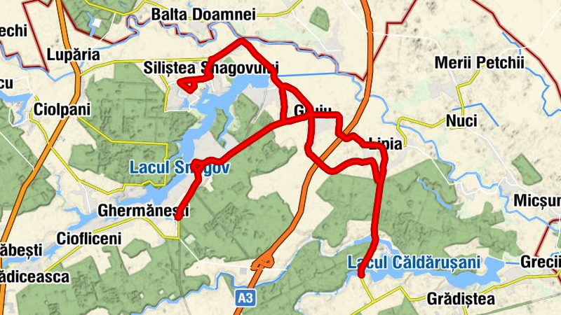 Snagov - Biserică - Siliștea Snagovului