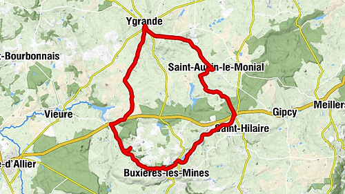 Buxières-les-Mines - La Croix Billon - Ygrande