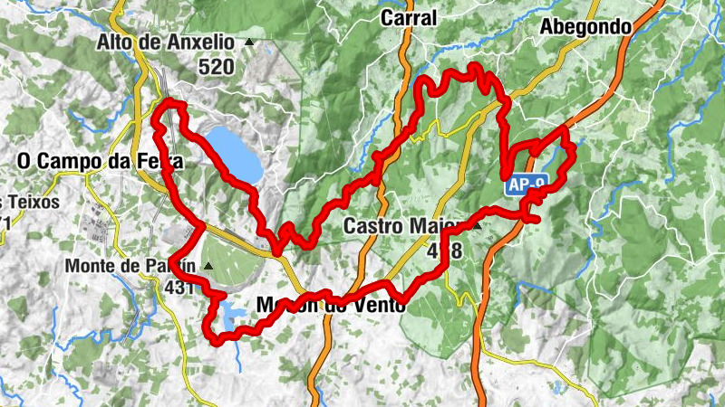 Cerceda-Meirama - O Piñeiro - Rubieiro