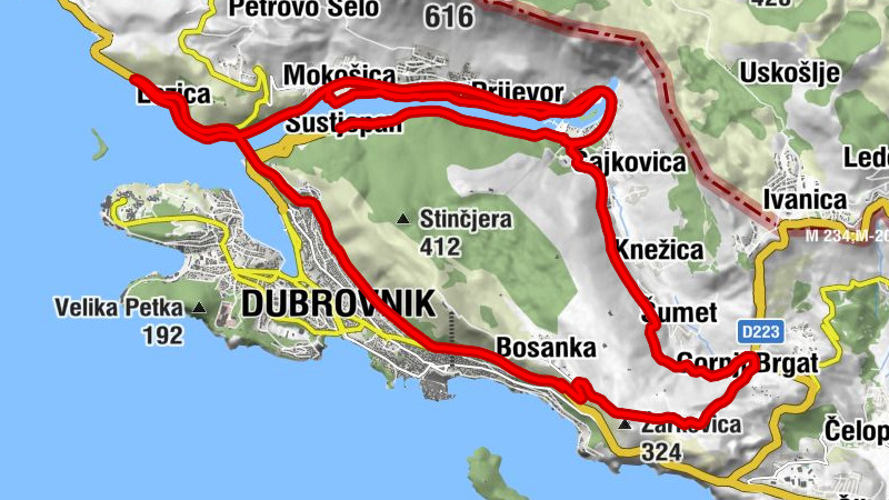 Dubrovnik - crkva svete Ane - Poratak - Bonaca