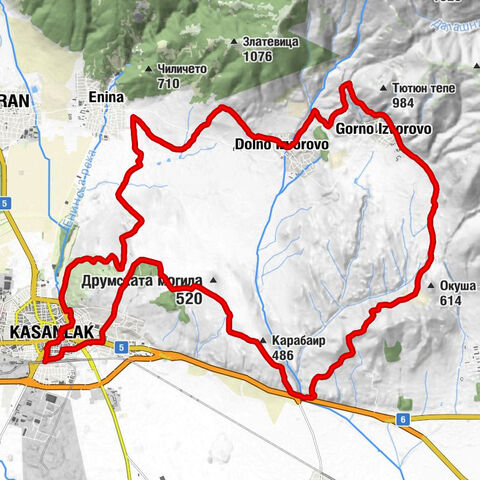 Казанлък - ловна хижа - Ески джамия - Успение Богородично