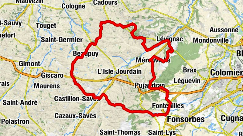 Mérenvielle - Église Saint-Pierre - Motte de Blanquefort - Église Saint-Brice