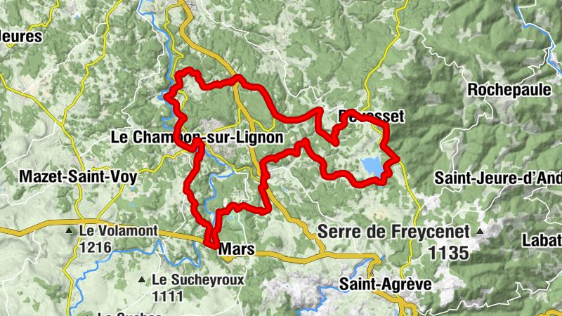 Le Chambon-sur-Lignon - Magnac - Le Temple