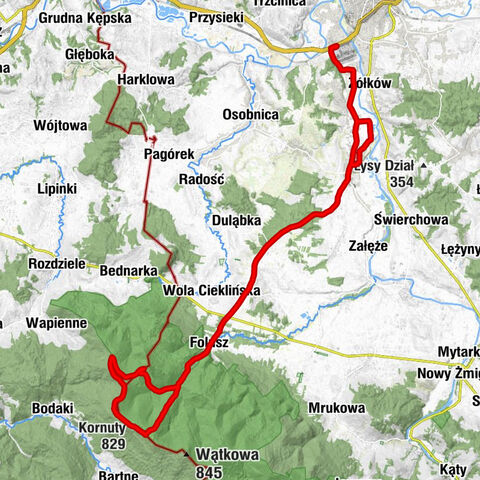 Jasło Niegłowice - Kościół pw. Matki Bożej Królowej Świata - Bazylika Matki Bożej Płaczącej z La Salette - Kornuty