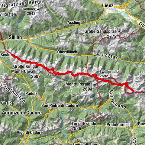 Karnischer Höhenweg KHW 403 - "Weg des Friedens"