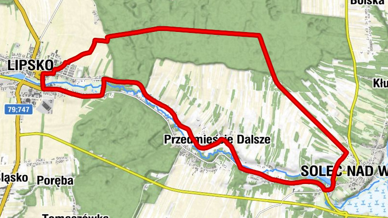 Lipsko - Osiedle domków jednorodzinnych "Solecka I" - Osiedle domków jednorodzinnych "Solecka II" - Solec nad Wisłą