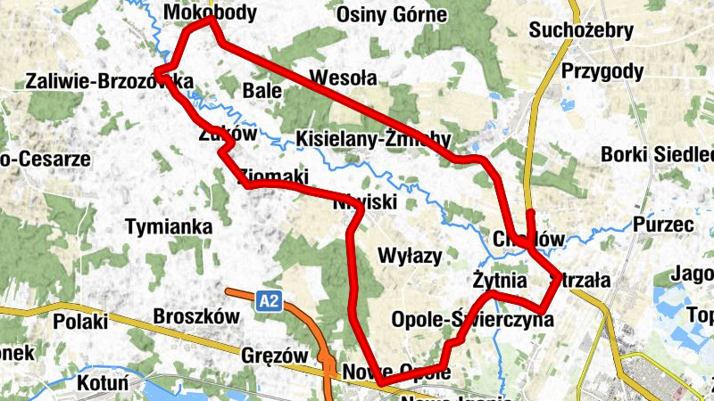 Zajazd Chodowiak - Kaplica dojazdowa - Chodów - Kisielany-Kuce