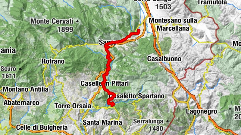 Buonabitacolo - Sanza - Caselle in Pittari - Grotta nelle Brecce