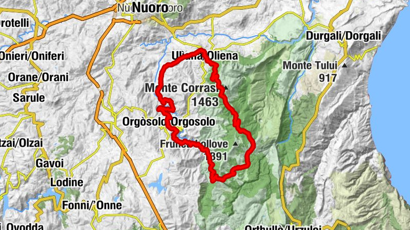 Ulìana/Oliena - Santa Croce - ishala e' duminihe - Orgòsolo/Orgosolo