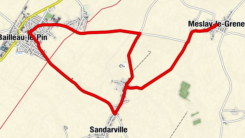 Meslay-le-Grenet - Église Saint-Orien - Église Saint-Martin et Saint-Jouvin - Église Saint-Chéron