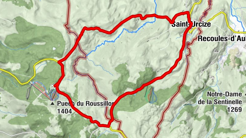 Saint-Urcize - Chez Remise - Cascade de Jiou-Jiou