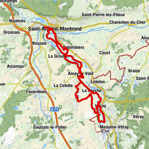 Saint-Amand-Montrond - Orval - L’îlot de la Godine - Chapelle Saint-Roch - Orval