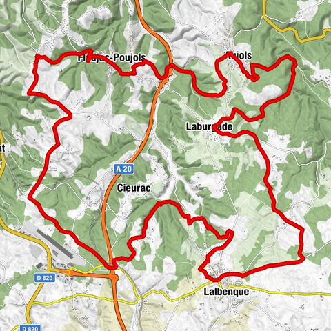 Aujols - Laburgade - Flaujac-Poujols