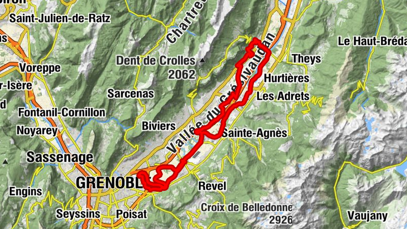 Grenoble Universités - Gières - La Bâtie - Chapelle du Carré - Grenoble