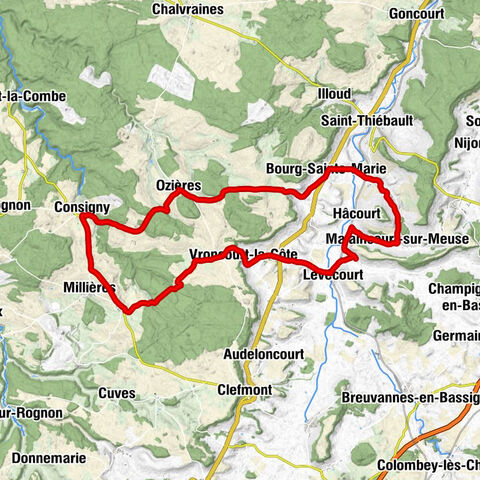 Doncourt-sur-Meuse - Église Saint-Médard - Église Saint-Martin - Église Saint-Loup