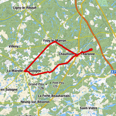 Chaumont-sur-Tharonne - La Procession - Le Bourg - Église Saint-Étienne