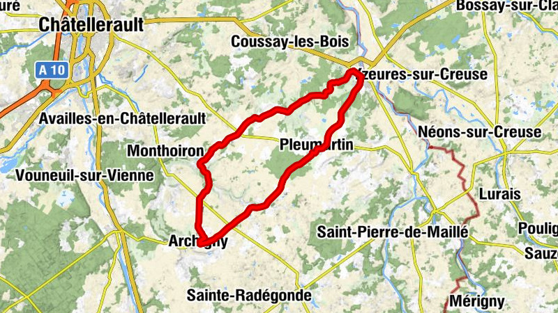 La Coudraie - Église Saint-Rémy - Col desSarrazins - La Roche-Posay