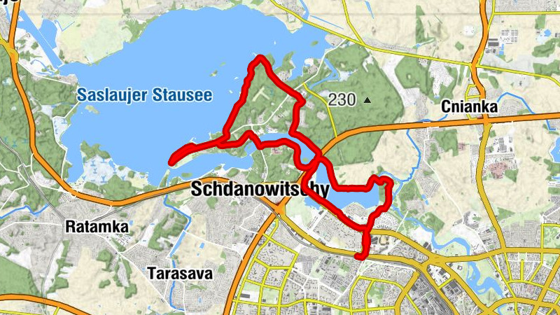 Мінск - Радужны - Зарэчча 1 - раён аг. Ждановічы