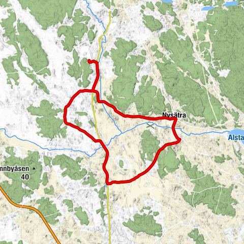 Härledstenen - Torstuna - Korsbacken - Valsbrunna