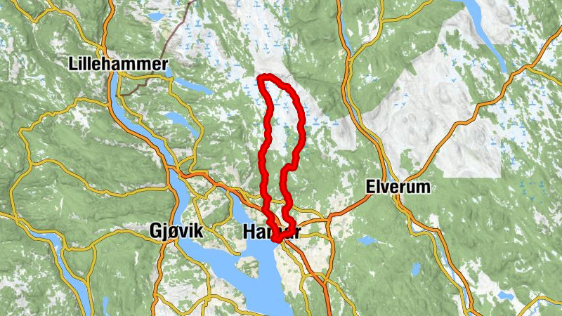 Hamar - Espern - Prestsæterhøgda