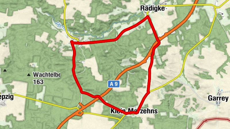 Raben - Rädigke - Fläming-Eck - Dorfkirche Klein Marzehns