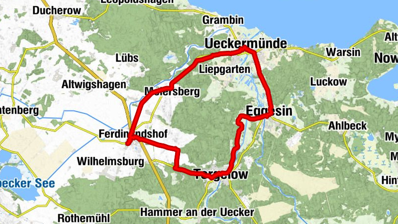 Ferdinandshof - Filialkirche Herz Jesu - Evangelische Dorfkirche - Pfarrkirche Mariä Himmelfahrt