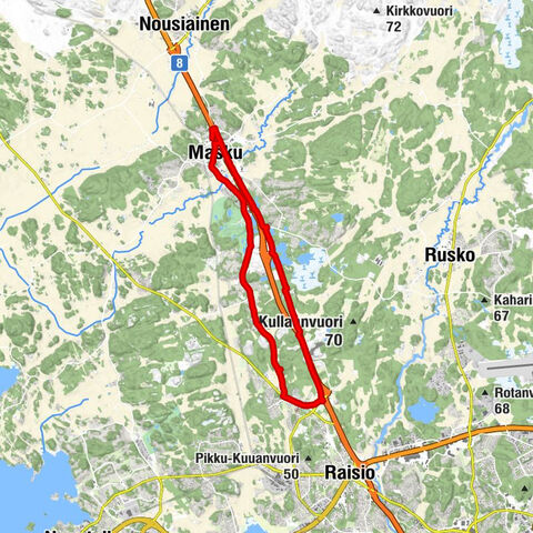 Masku - Raisio - Maskun kirkko