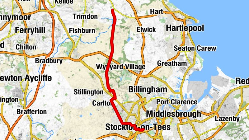 Thornaby - Farooq-e-Azam Mosque & Islamic Centre - Rivers of Life Church - St Andrew and St George