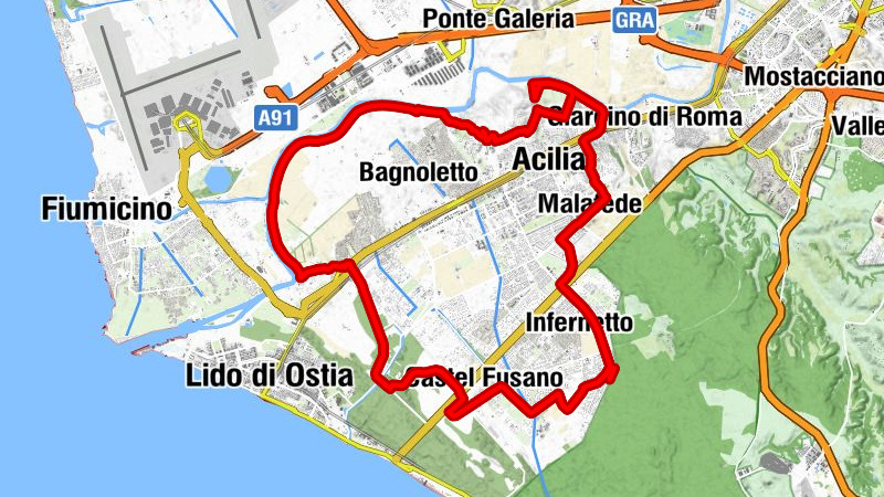 Infernetto - Acilia - Basilica di Sant'Aurea - Municipio Roma X